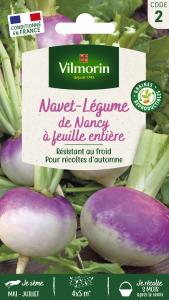 Navet-Légume de Nancy à Feuille Entière
